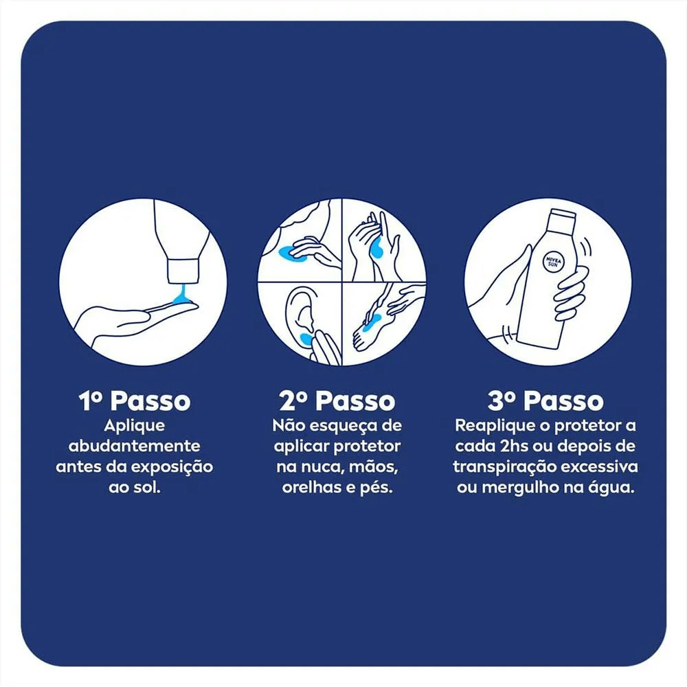 Protetor Solar Nivea Sun Protect & Hidrata FPS 50 200ml